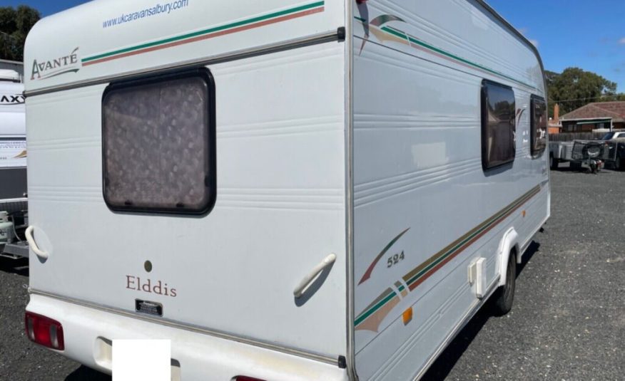 2010 Elddis Avante 524 Caravan extremely light caravan