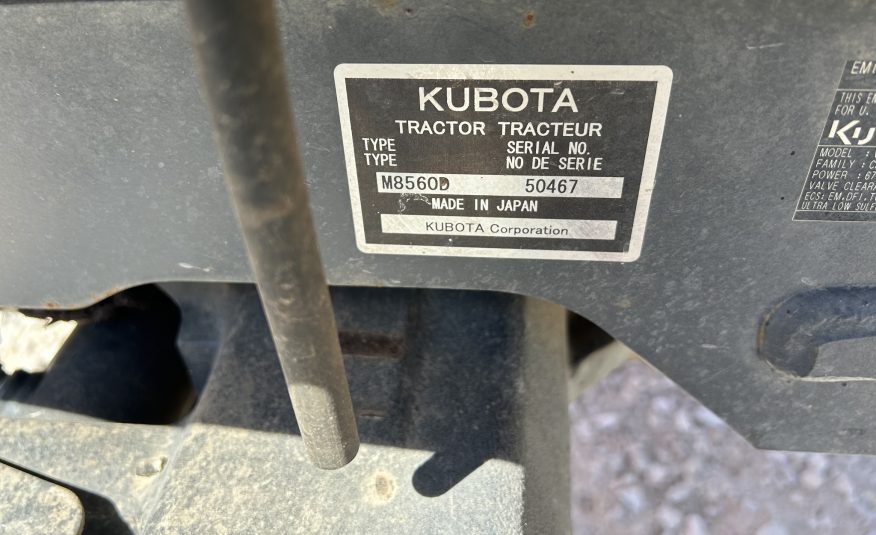 2013 KUBOTA M8560D